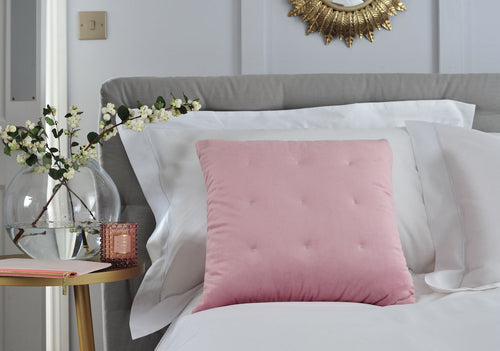 Balmoral Cushion - Fabric Colour Option - Blush