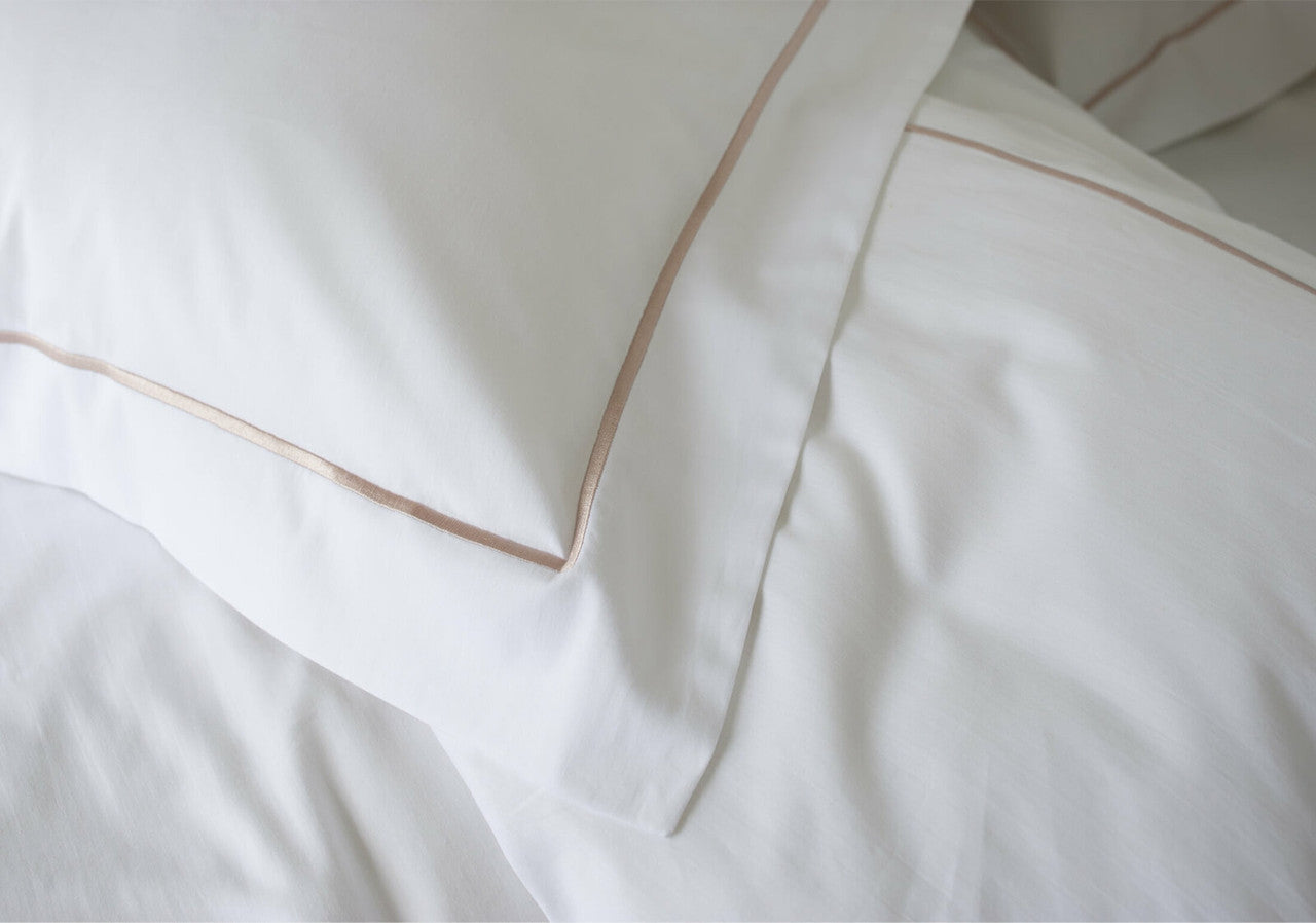 The Sandringham Bed Linen - Blush - Closeup