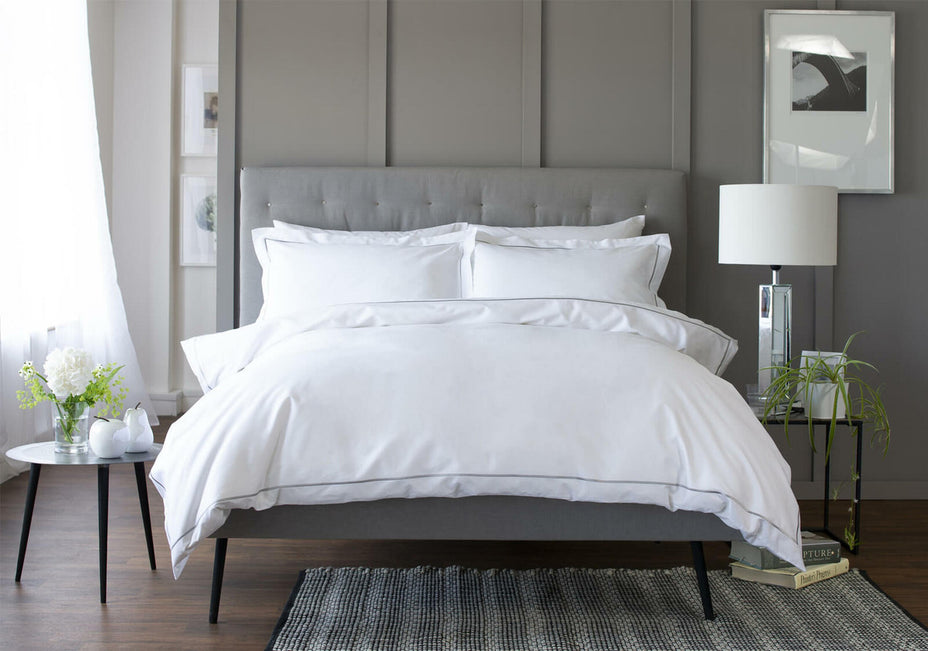The Sandringham Bed Linen - Silver