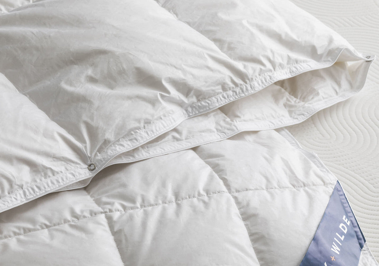 The Cavendish Duck Down Duvet - Closeup