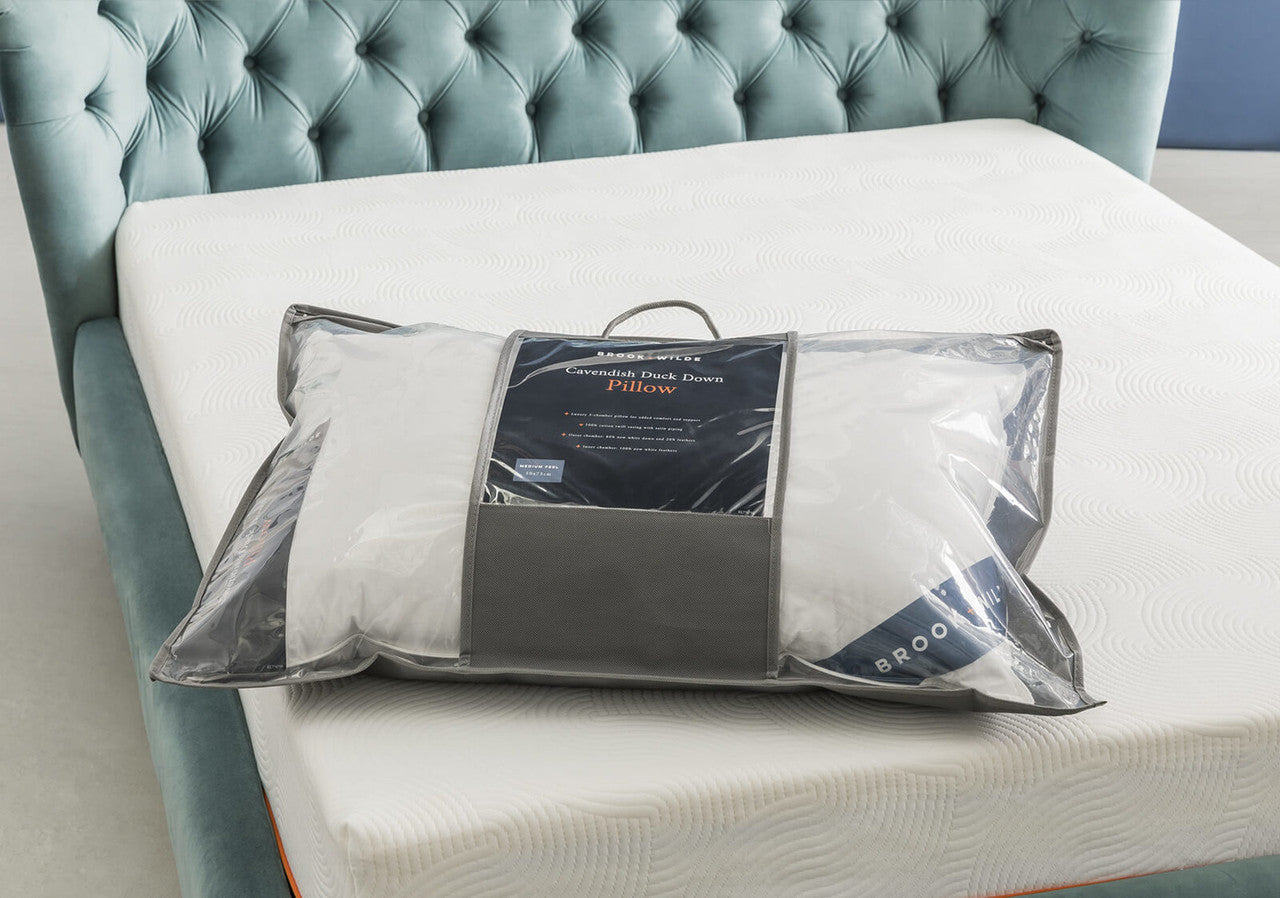 The Cavendish Duck Down Pillow - Packaging