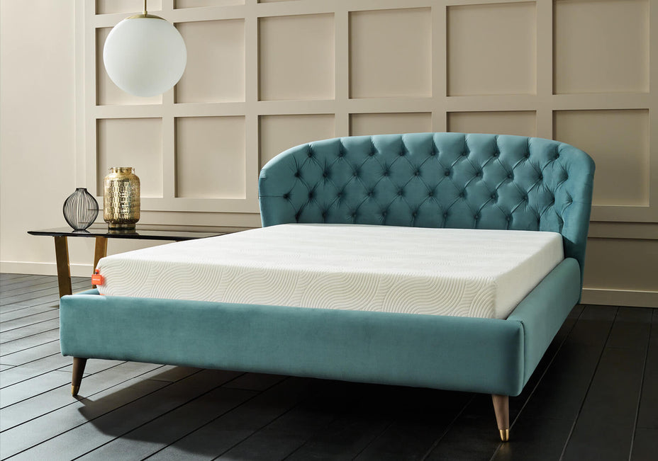 The Duchess Bed Frame - Orla Turquoise