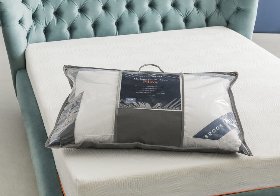 The Marlowe Goose Down Pillow - Packaging